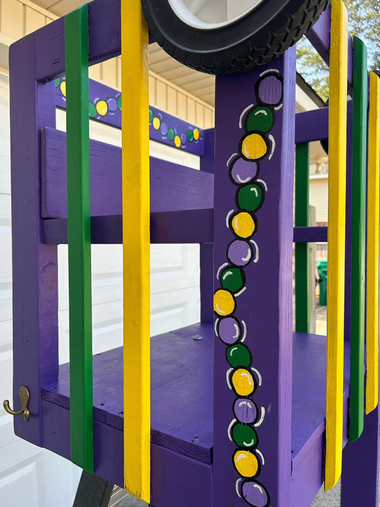 Mardi Gras Beads Painted Customization